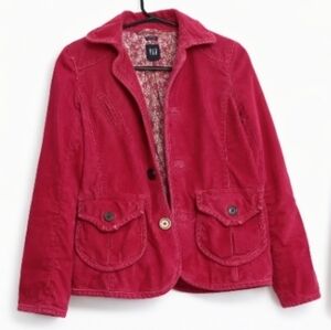 Women's Pink Corduroy Jacket